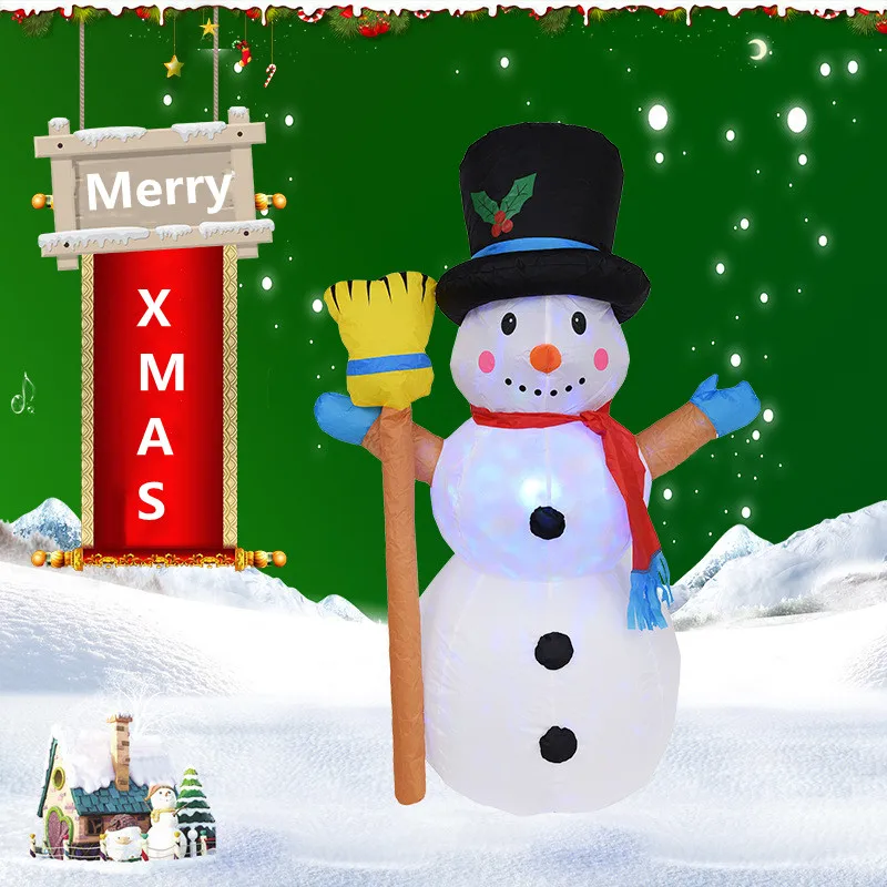 LED Inflatable Snowman Glowing Merry Christmas Outdoor Decoration LED Light Up Giant Party New Year 2023 Christmas Decoration
LED Inflatable Snowman Glowing Merry Christmas Outdoor Decoration LED Light Up Giant Party New Year 2023 Christmas Decoration