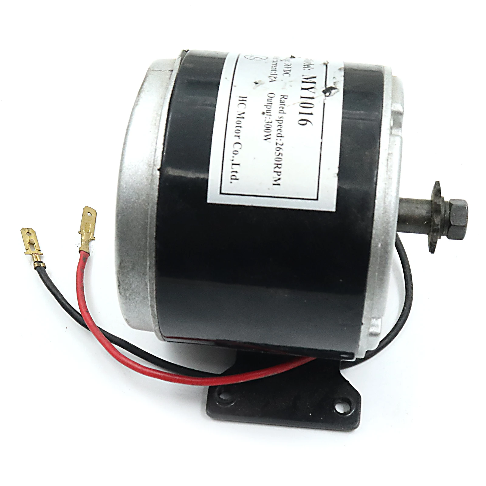 

Long Life Brushless DC Gear Motor MY1016 36V 300W High Speed Small Brush Motor with Belt Pulley Electric Bike Scooter Accessory