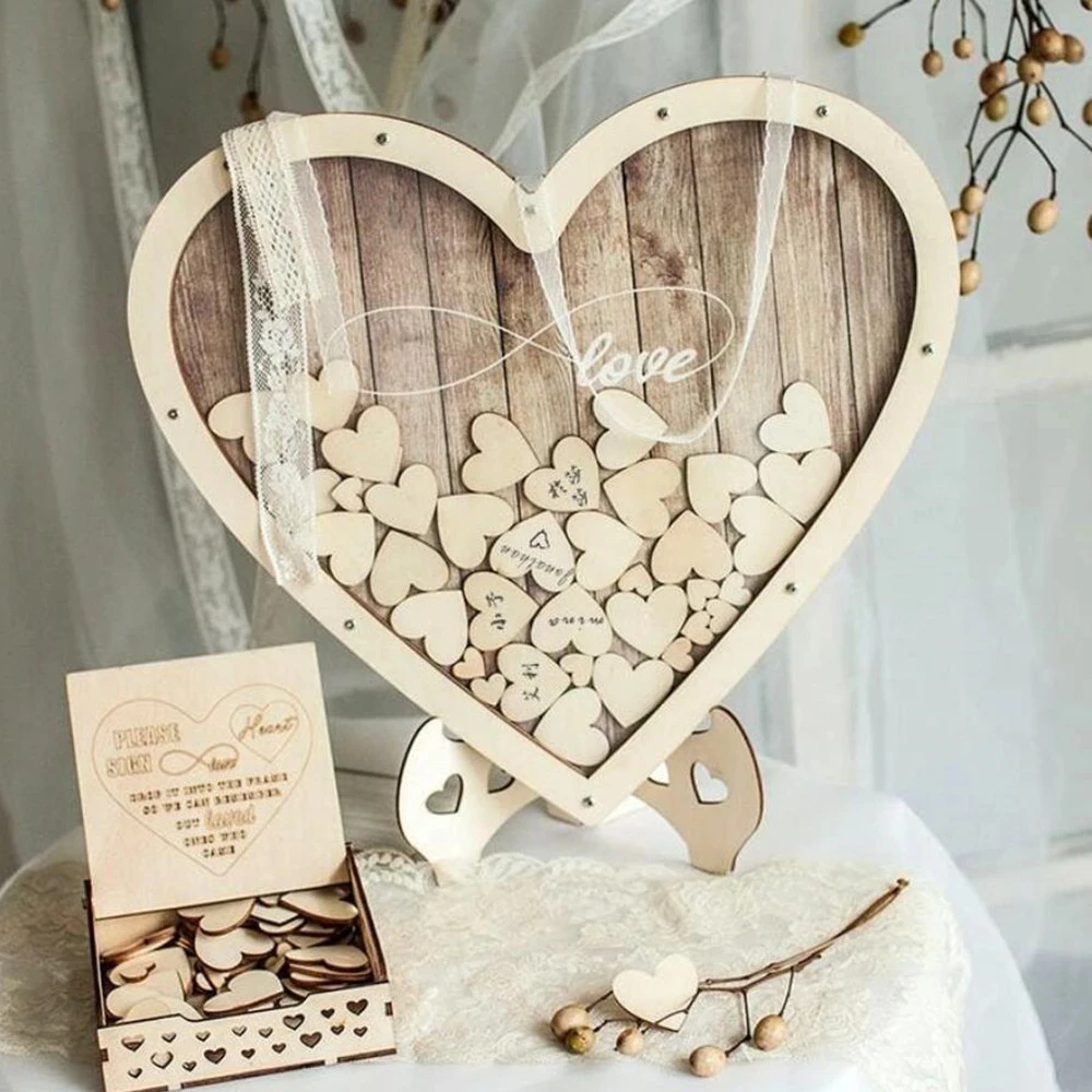 Heart shape Wedding guest book Decoration Rustic Sweet Heart Drop box Wedding drop box 3D Guestbook wooden box PAPARTDIY design
Heart shape Wedding guest book Decoration Rustic Sweet Heart Drop box Wedding drop box 3D Guestbook wooden box PAPARTDIY design