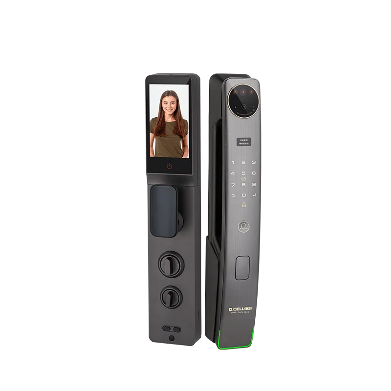 Deli 3D Face Recognition Smart Door Lock Automatic Fingerprint Electronic Lock App Control Unlock Security Facial Smart Lock
Deli 3D Face Recognition Smart Door Lock Automatic Fingerprint Electronic Lock App Control Unlock Security Facial Smart Lock