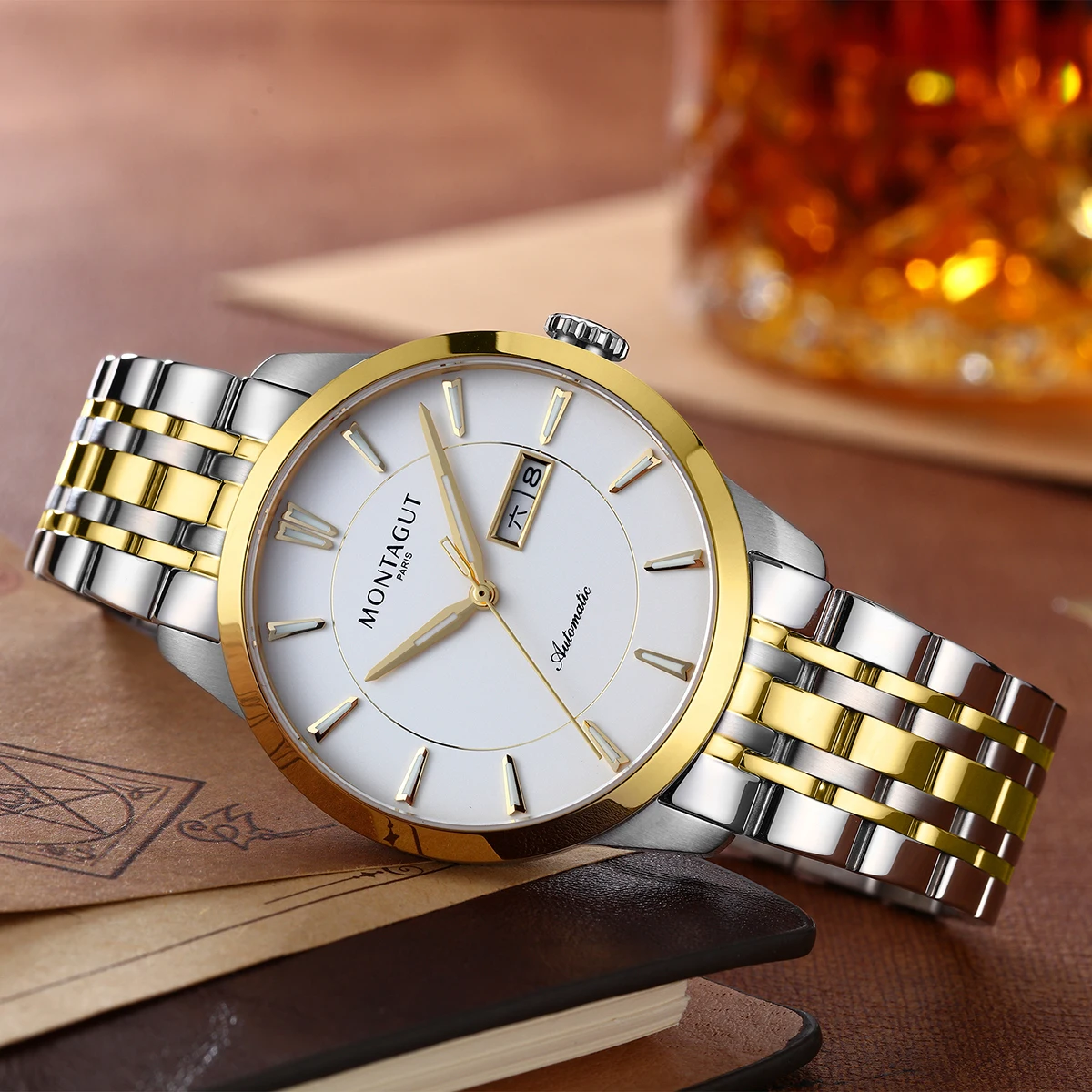 Montagut/Men's Watch Light Luxury Temperament Fashion Trend Business Arc Glass Hollow Out Mechanical Watch
Montagut/Men's Watch Light Luxury Temperament Fashion Trend Business Arc Glass Hollow Out Mechanical Watch