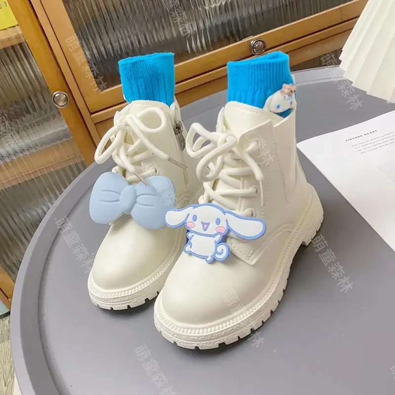 Sanrioes Autumn Winter Girls Boots Anime Melody Cinnamoroll Lolita Princess Shoes Kids Cartoon Martin Boots Leather Shoes Gift
Sanrioes Autumn Winter Girls Boots Anime Melody Cinnamoroll Lolita Princess Shoes Kids Cartoon Martin Boots Leather Shoes Gift