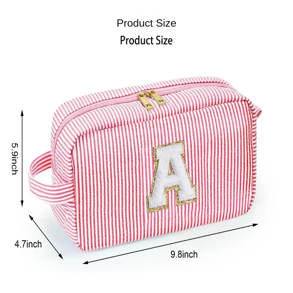 Classified Storage Large Capacity Pencil Case Mini Large Capacity Striped Storage Bag Easy To Clean Portable Letter Makeup Bag 
Classified Storage Large Capacity Pencil Case Mini Large Capacity Striped Storage Bag Easy To Clean Portable Letter Makeup Bag