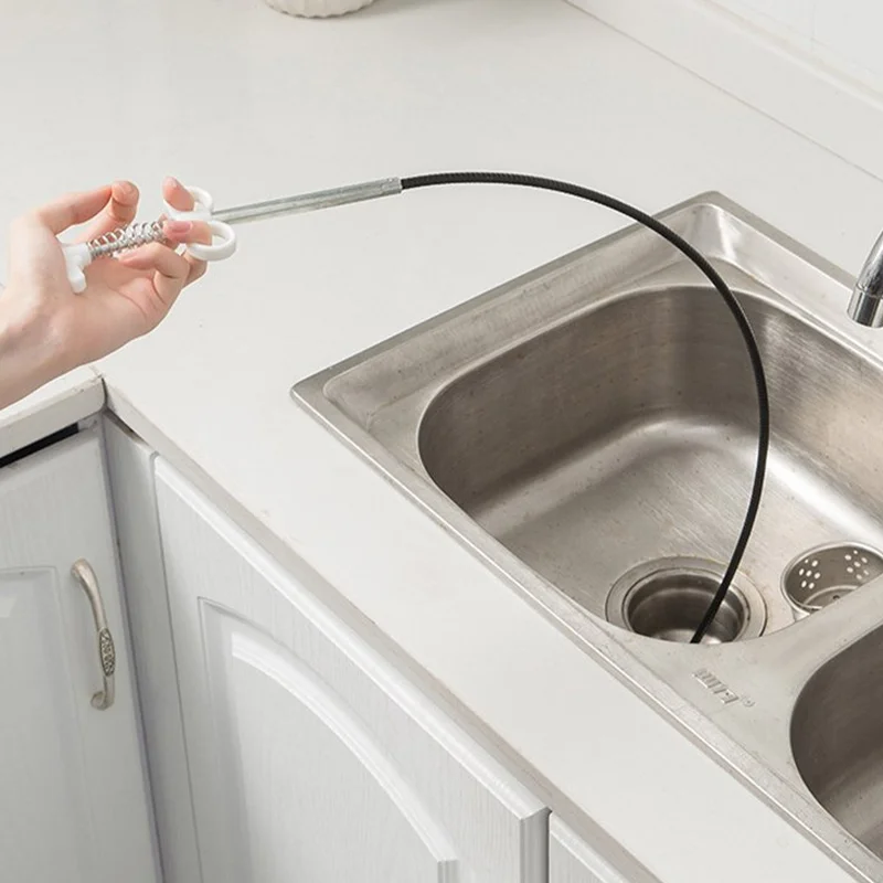 3pcs Pipe Dredger Sewer Dredger Drain Spring Pipe Dredging Tools Drain Cleaner Sticks Clog Remover Kitchen Sink Cleaning Tool
3pcs Pipe Dredger Sewer Dredger Drain Spring Pipe Dredging Tools Drain Cleaner Sticks Clog Remover Kitchen Sink Cleaning Tool