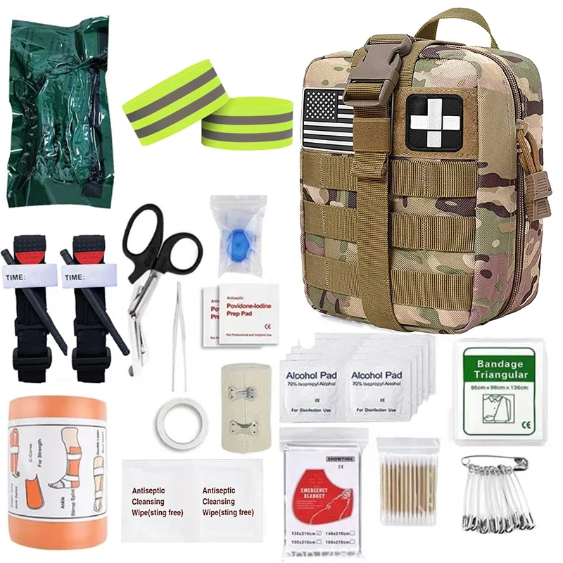 Tactical first aid kit Medical tourniquet turnstile Survival Kit Military Outdoor Gear Emergency for Camping Hiking
Tactical first aid kit Medical tourniquet turnstile Survival Kit Military Outdoor Gear Emergency for Camping Hiking