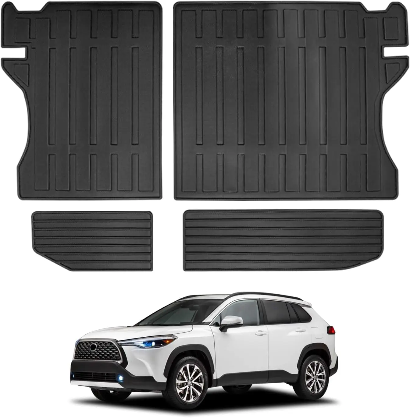 Коврики на спинку, совместимые с Toyota 2022-2024 2025 Corolla Cross Suv, всепогодная защита спинки багажника для Corol
Коврики на спинку, совместимые с Toyota 2022-2024 2025 Corolla Cross Suv, всепогодная защита спинки багажника для Corol