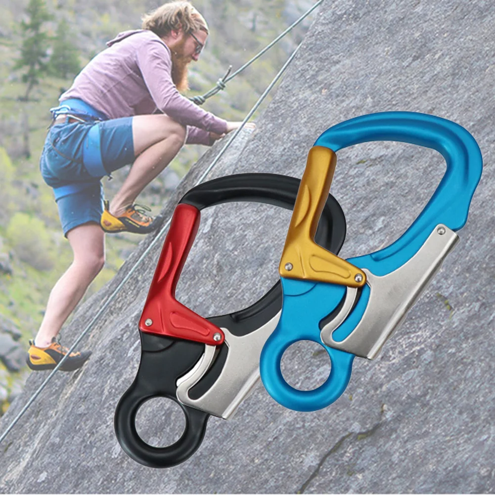 35KN Carabiner Lock D-ring Buckle Climbing Rappelling Locking Clip Hiking Accessories Equipments Outdoor Tools Equipments
35KN Carabiner Lock D-ring Buckle Climbing Rappelling Locking Clip Hiking Accessories Equipments Outdoor Tools Equipments