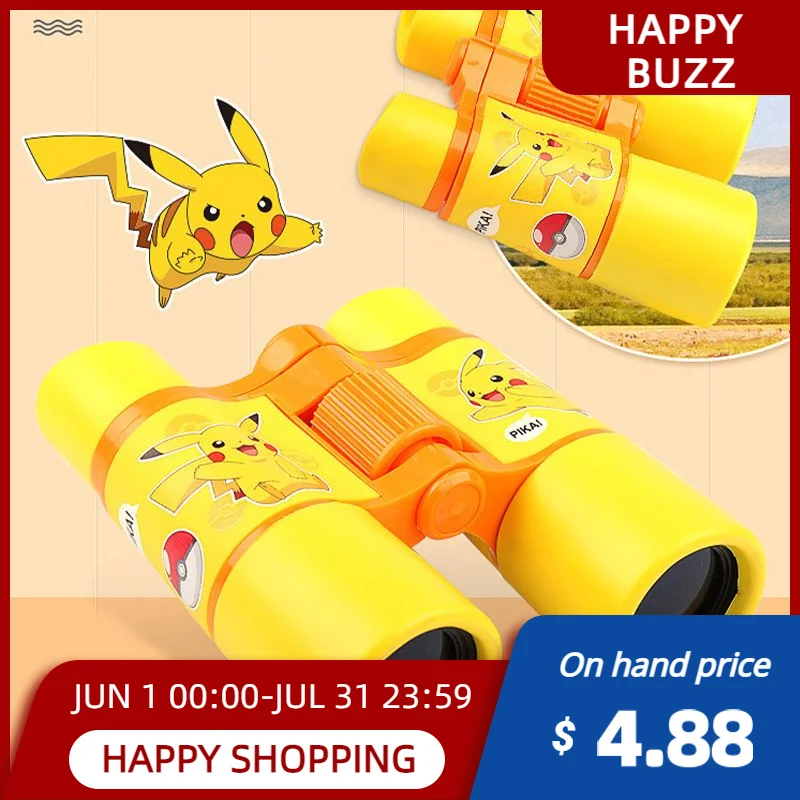 Pokemon Pikachu Binoculars Telescope Kawaii Portable Toy Anime Cartoon Physics Learning Experiment Tool Children Birthday Giftv
Pokemon Pikachu Binoculars Telescope Kawaii Portable Toy Anime Cartoon Physics Learning Experiment Tool Children Birthday Giftv