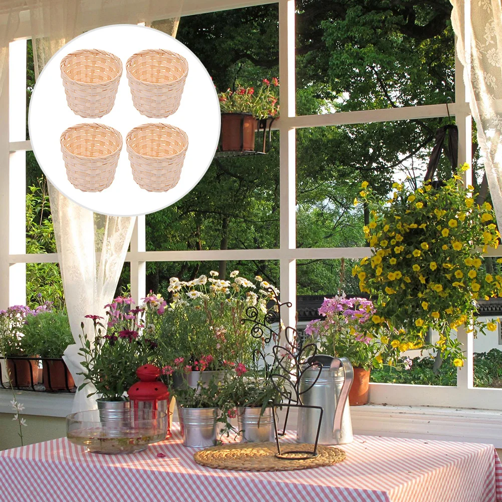Basket Woven Baskets Flower Storage Minipotdecorative Wood Round Fruit Box Gift Planter Wedding Seagrass Organizer Container Bin
Basket Woven Baskets Flower Storage Minipotdecorative Wood Round Fruit Box Gift Planter Wedding Seagrass Organizer Container Bin