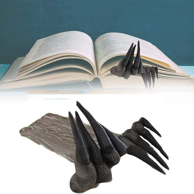 New Adult Thriller Demon Hand Bookmarks Halloween Statue Witch Hand Bookmark Diy Creative School Office Desktop Decoration
New Adult Thriller Demon Hand Bookmarks Halloween Statue Witch Hand Bookmark Diy Creative School Office Desktop Decoration
