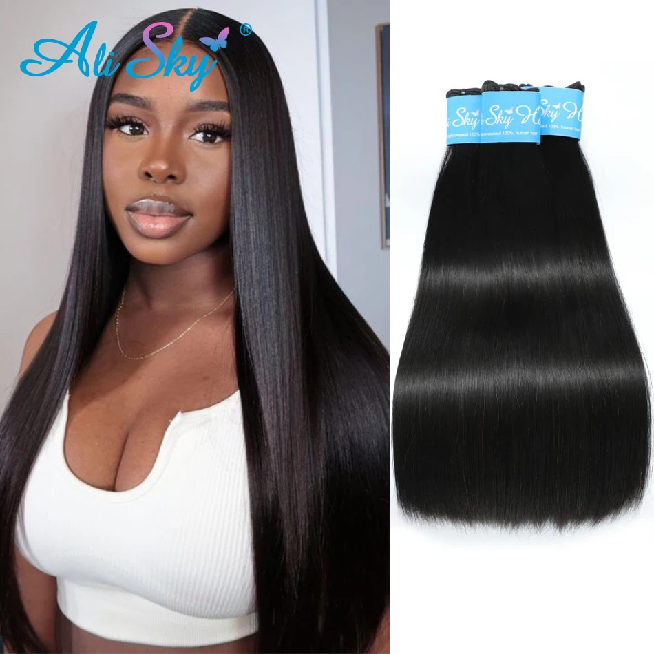 30inch Bone Straight Hair Human Hair Bundles Peruvian Virgin Hair Weaves Extensions 1/3/4 Pcs Natural Color 12A Double Drawn
30inch Bone Straight Hair Human Hair Bundles Peruvian Virgin Hair Weaves Extensions 1/3/4 Pcs Natural Color 12A Double Drawn