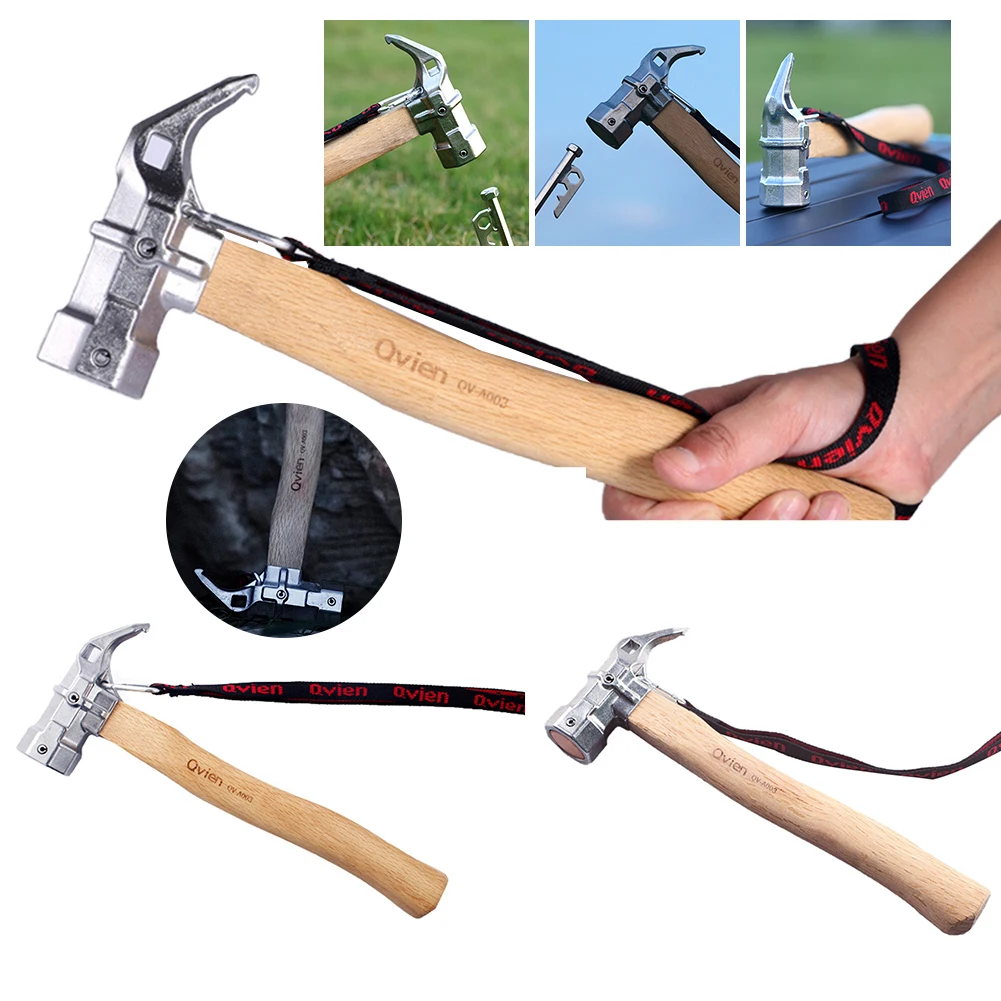 Copper Hammer Outdoor Tent Stake Mallet camp supplies multitool Stake Puller Grond Nail Stainless peg Hammer Camping equipment
Copper Hammer Outdoor Tent Stake Mallet camp supplies multitool Stake Puller Grond Nail Stainless peg Hammer Camping equipment