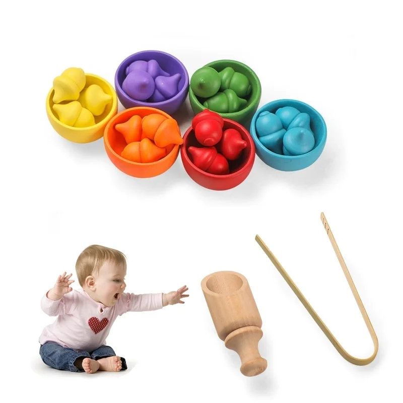 1 Set Baby Montessori Games Education Toy Cartoon Cognition Puzzle Wooden Bowl Color Sortng Toddler Toys For Children's Gifts
1 Set Baby Montessori Games Education Toy Cartoon Cognition Puzzle Wooden Bowl Color Sortng Toddler Toys For Children's Gifts