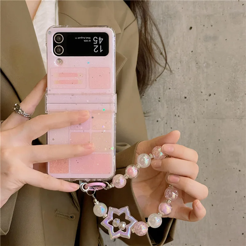 Glitter Makeup Palette Phone Case for Samsung Galaxy Z Flip 5 4 3 Protective Back Cover for ZFlip3 ZFlip4 ZFlip5 Case Shell
Glitter Makeup Palette Phone Case for Samsung Galaxy Z Flip 5 4 3 Protective Back Cover for ZFlip3 ZFlip4 ZFlip5 Case Shell