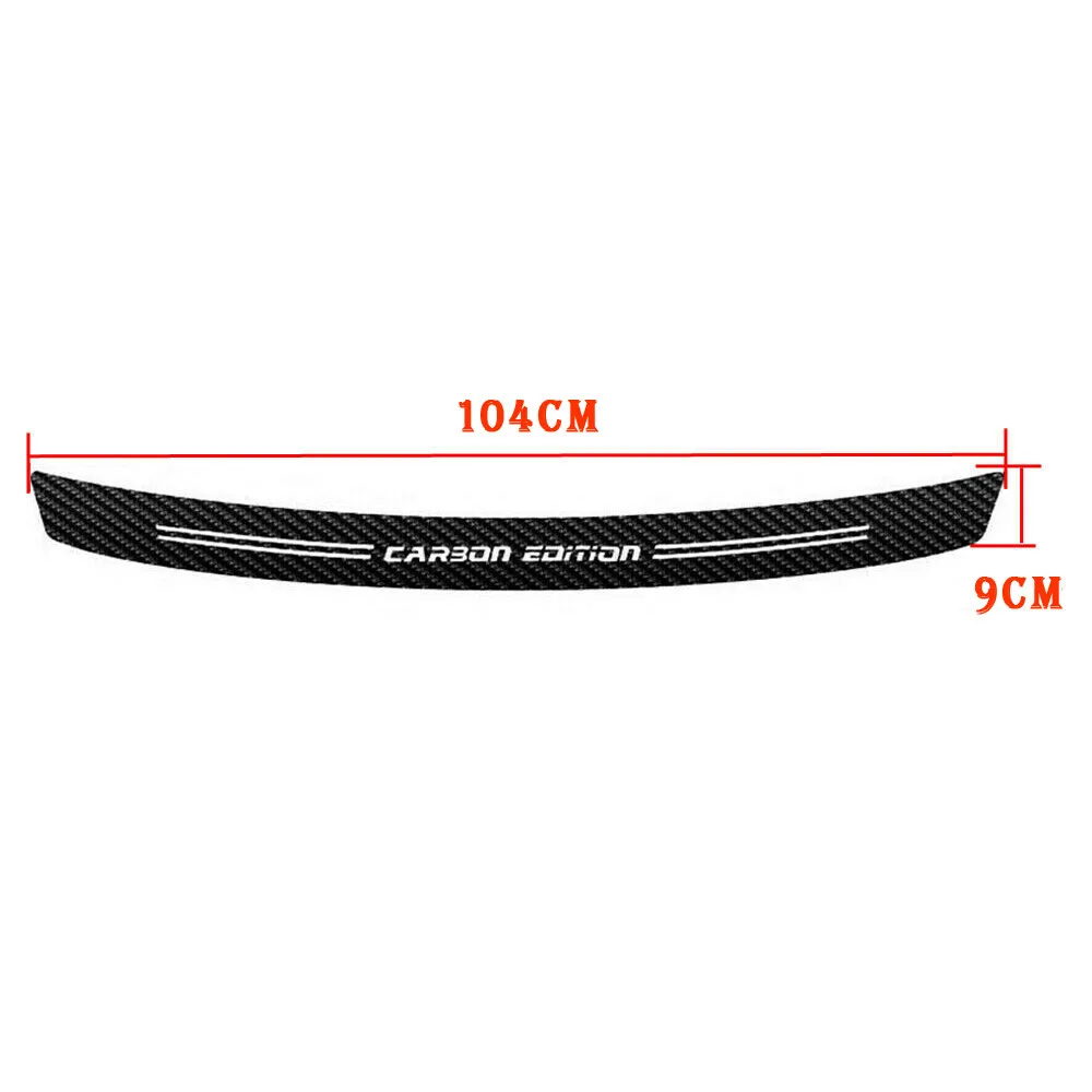 3D Carbon Fiber Rear Trunk Bumper Guard Accessories Decal Sticker Moulding Trim Brand New Auto Parts High Quality And Durable
3D Carbon Fiber Rear Trunk Bumper Guard Accessories Decal Sticker Moulding Trim Brand New Auto Parts High Quality And Durable
