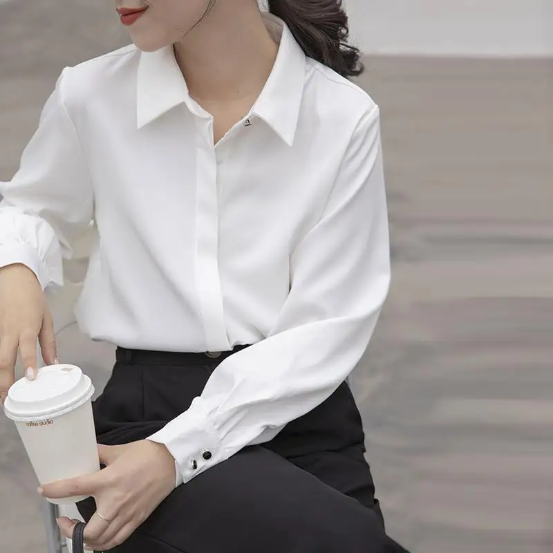 HOUZHOU White Shirts Long Sleeve Office Lady Elegant Blouses Korean Fashion Simply Chic Button Up Basic Tops Female 2022 Social
HOUZHOU White Shirts Long Sleeve Office Lady Elegant Blouses Korean Fashion Simply Chic Button Up Basic Tops Female 2022 Social