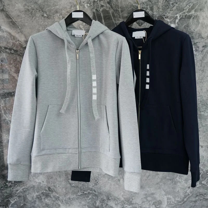 Fashion TB 23SS THOM Brand Spring Autumn hooded Cardigan Clothing Cotton Men Sweatshirts Hoodies Solid Casual Sportswear Coat
Fashion TB 23SS THOM Brand Spring Autumn hooded Cardigan Clothing Cotton Men Sweatshirts Hoodies Solid Casual Sportswear Coat