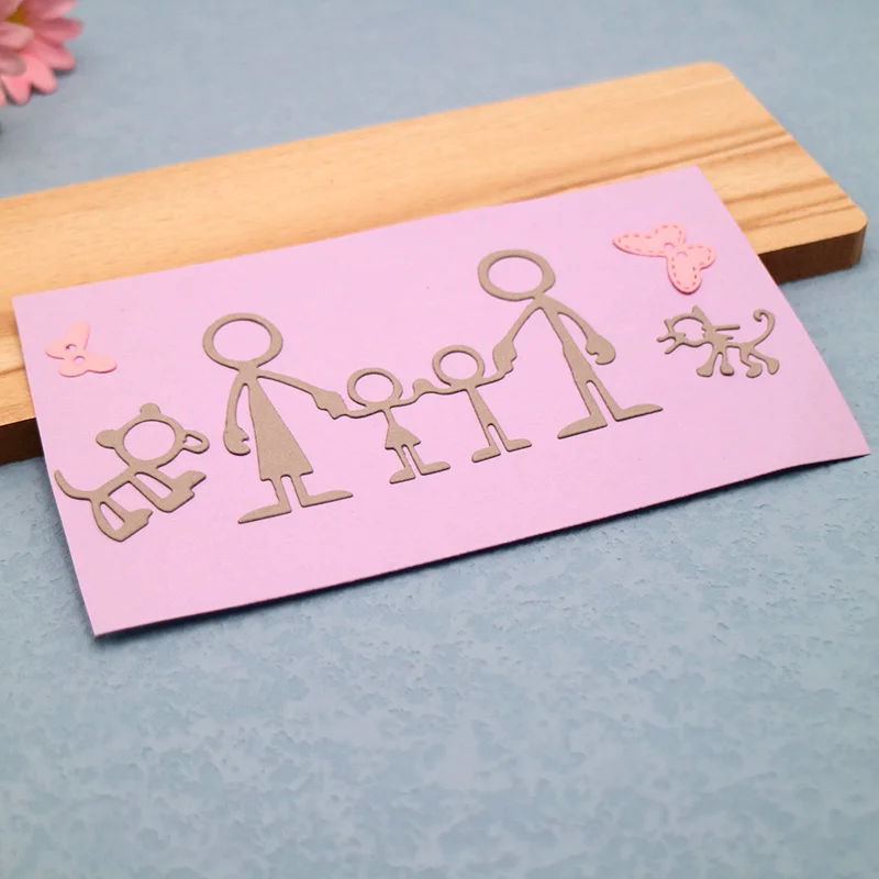New Cutting Dies Family DIY Decoration Educational Scrapbook Paper Craft Knife Mould Blade Punch Stencils Album Cover
New Cutting Dies Family DIY Decoration Educational Scrapbook Paper Craft Knife Mould Blade Punch Stencils Album Cover