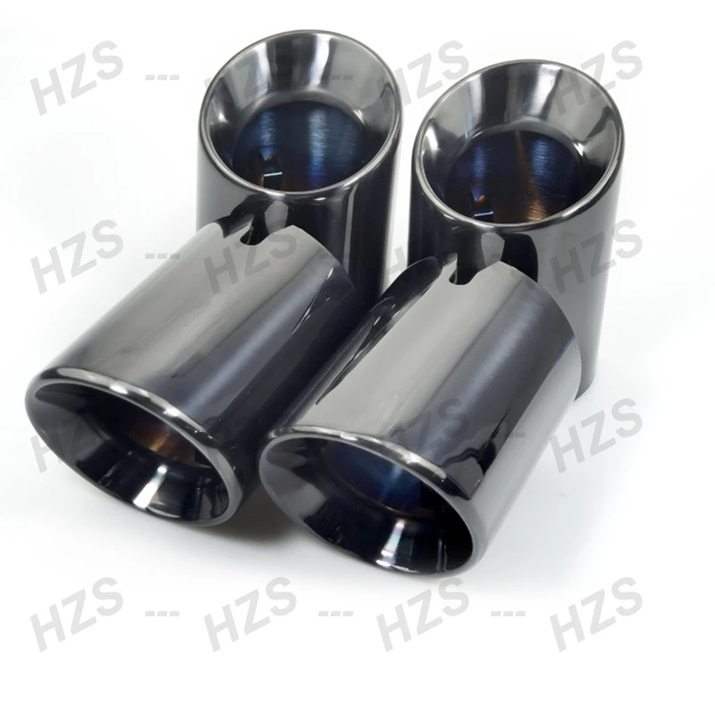 

4PCS 304 Stainless Steel Exhaut tip for BMW F87 M2 F80 M3 F82 F83 M4 F10 M5 F12 F13 M6 Direct Fit Universal Fit Exhaust Tip