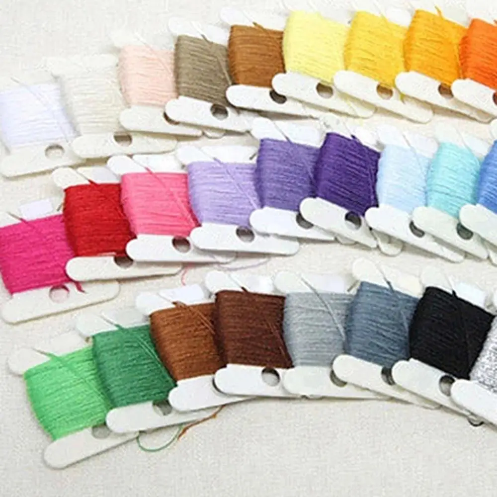 120PCS/Set Thread Bobbins Spool Thread Card Embroidery Floss DIY Stitch Organizer Holder Sewing Tools Plastic bobbins floss set
120PCS/Set Thread Bobbins Spool Thread Card Embroidery Floss DIY Stitch Organizer Holder Sewing Tools Plastic bobbins floss set