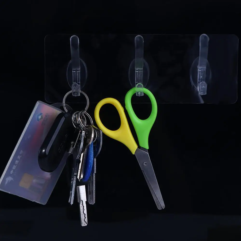 Multi-Application Traceless Transparent PVC for Bathroom,Kitchen Key Holder Clothes Hanger Storage Rack Wall Hooks
Multi-Application Traceless Transparent PVC for Bathroom,Kitchen Key Holder Clothes Hanger Storage Rack Wall Hooks