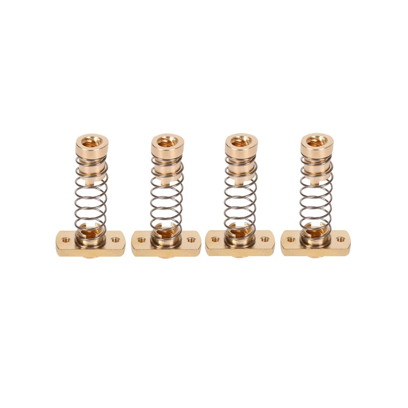 4 Sets CR10 Z Axis T8 Anti Backlash Spring Loaded Nut Elimination Space Brass Nuts For Upgrade Ender 3S Ender 3 Pro
4 Sets CR10 Z Axis T8 Anti Backlash Spring Loaded Nut Elimination Space Brass Nuts For Upgrade Ender 3S Ender 3 Pro
