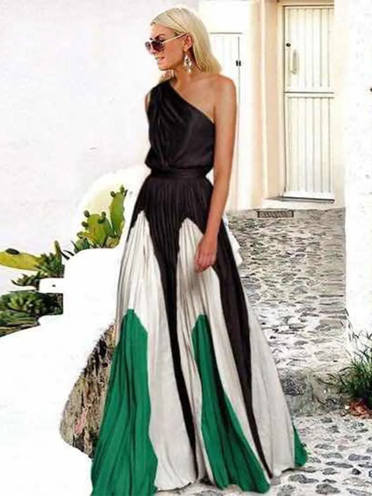 Women's Sexy Backless Maxi Party Dress Summer Elegant Floral Print Tunics Dress Fashion Prom Club Outfits Contrast Color Vestido
Women's Sexy Backless Maxi Party Dress Summer Elegant Floral Print Tunics Dress Fashion Prom Club Outfits Contrast Color Vestido