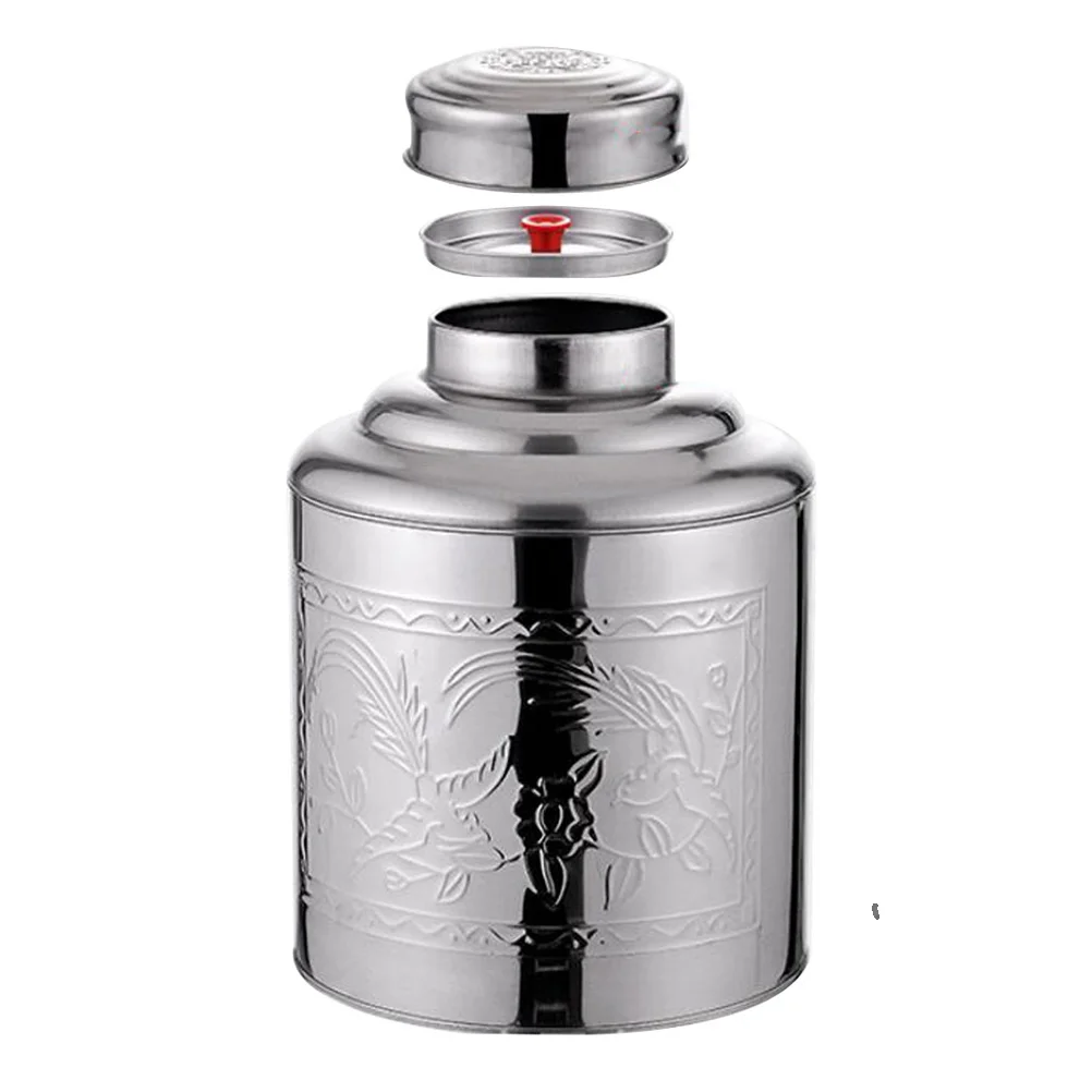 Tea Canister Storage Tin Jar Coffee Container Sugarmetal Loose Steel Containers Leaf Stainless Can Lidkitchen Sealed
Tea Canister Storage Tin Jar Coffee Container Sugarmetal Loose Steel Containers Leaf Stainless Can Lidkitchen Sealed