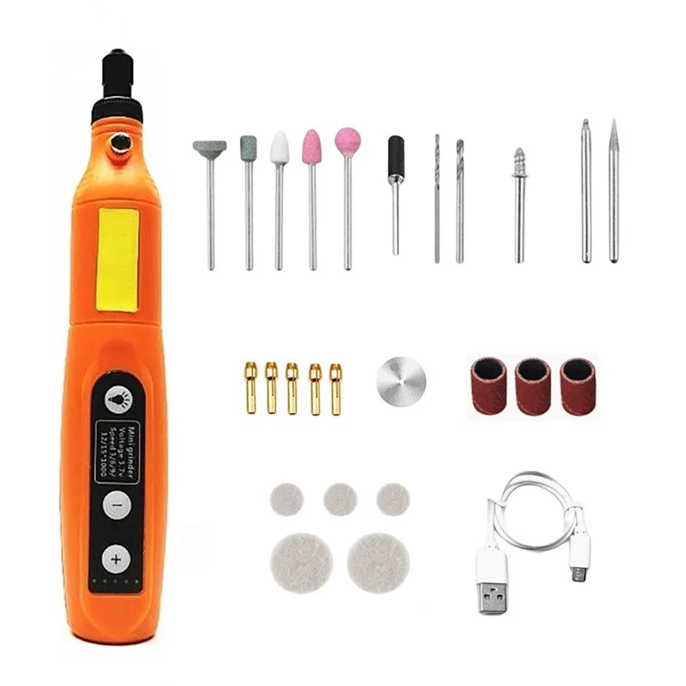 1 Set Engraving Pen 5-speed Adjustable Three Speed Control Rechargeable For Grinding Trimming 3.7V Power Tools Accessories
1 Set Engraving Pen 5-speed Adjustable Three Speed Control Rechargeable For Grinding Trimming 3.7V Power Tools Accessories