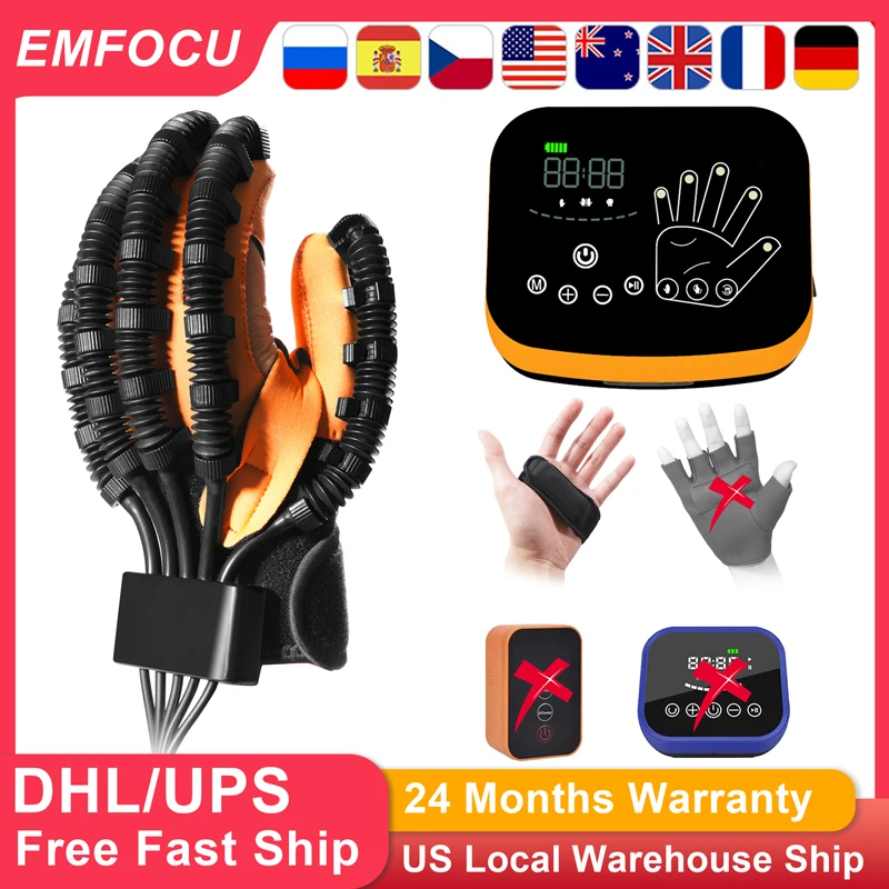 EMFOCU Rehabilitation Robot Gloves Stroke Hemiplegia Cerebral Infarction Training Hand Function Recovery Finger Exerciser
EMFOCU Rehabilitation Robot Gloves Stroke Hemiplegia Cerebral Infarction Training Hand Function Recovery Finger Exerciser