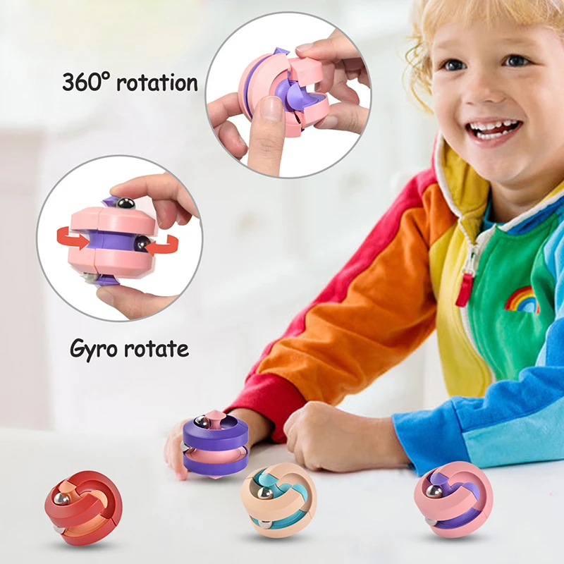 

12 + y антистрессовая игрушка орбитальный шарик ручной Спиннер волшебный куб декомпрессионные игрушки-антистресс для взрослых креативные по...