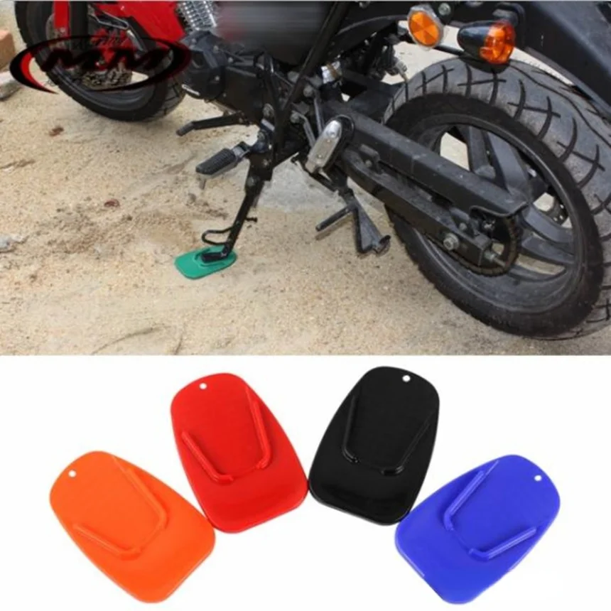 

Universal Motorcycle Kickstand Headlift Stand Motorcycle Monopod support plate pad side support big foot anti-skid plate 1pcs