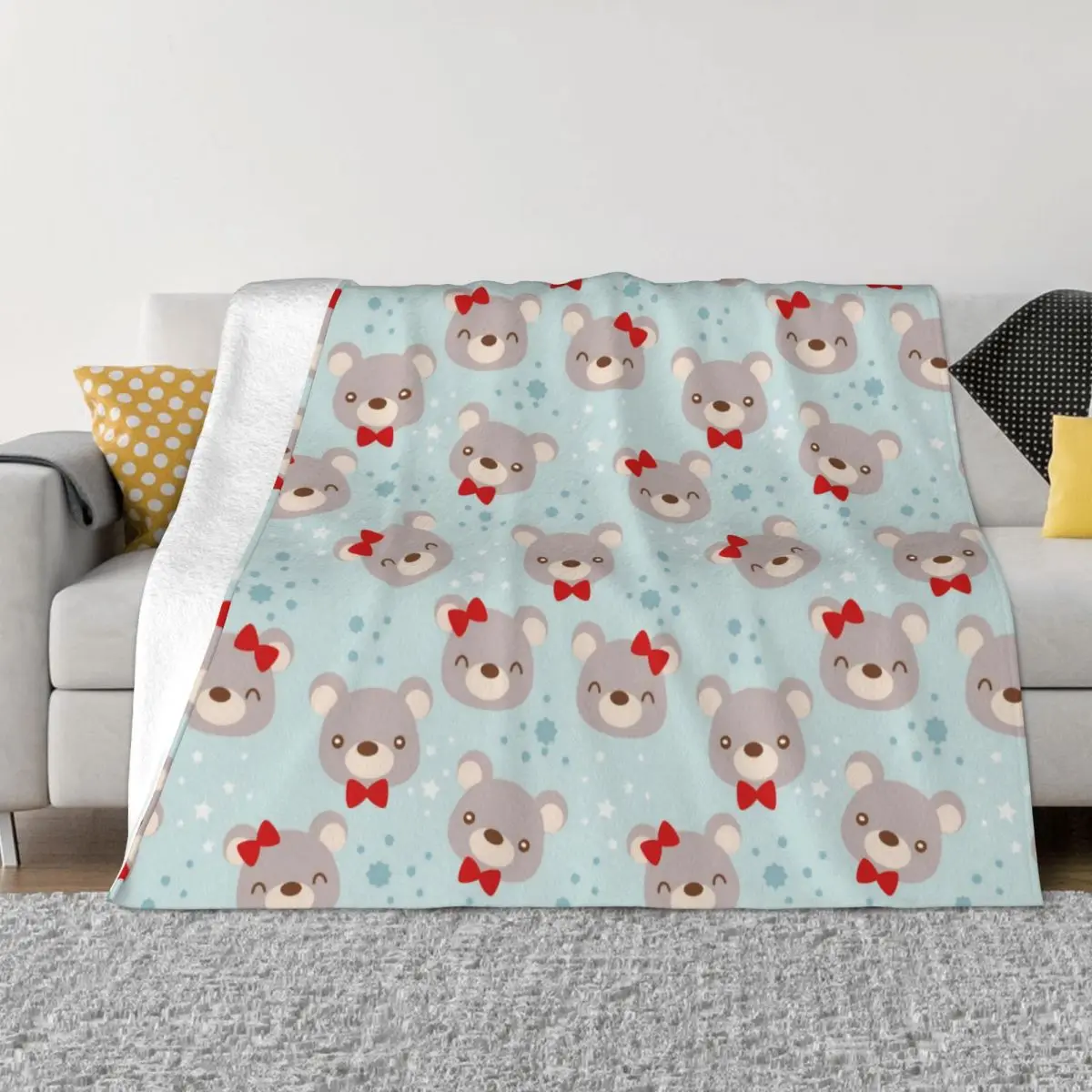 Bear Anime Cartoon Plaid Blanket Super Warm Flannel Fleece Throw Blankets for Easy Care Machine Sofa
Bear Anime Cartoon Plaid Blanket Super Warm Flannel Fleece Throw Blankets for Easy Care Machine Sofa