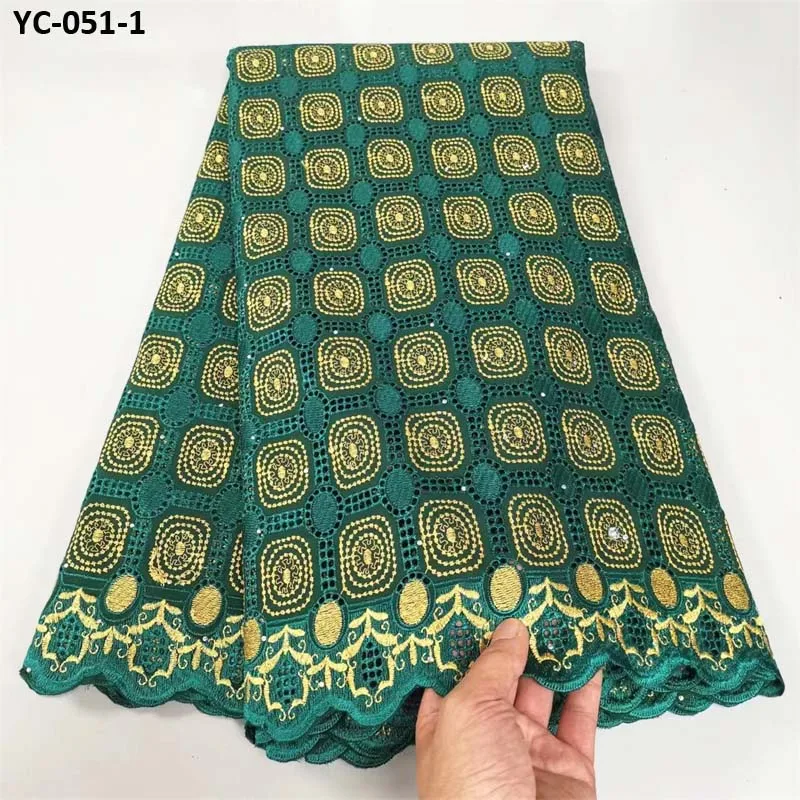 5Yards Swiss Lace Fabric 2023 Green Gold Embroidery Cotton Autriche Brode Fabric For Sewing Clothes Prom Dress With Rhinestones
5Yards Swiss Lace Fabric 2023 Green Gold Embroidery Cotton Autriche Brode Fabric For Sewing Clothes Prom Dress With Rhinestones