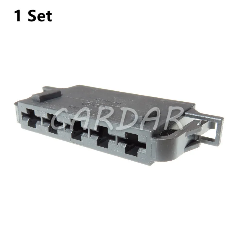 Разъем для автомобильного провода 972 мм, 1 комплект, 5-контактный разъем 1J0 755 разъем для датчика Автомобильный 1J0972755 6,3 для VW