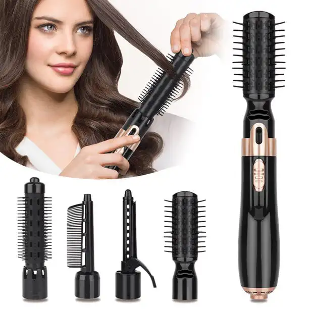 Delivery within 7-10 days4 in 1 Hair Dryer Styler and Volumizer Hair Curler Straightener, Hot Air Brush, Hair Dryer Brush Blow D
Delivery within 7-10 days4 in 1 Hair Dryer Styler and Volumizer Hair Curler Straightener, Hot Air Brush, Hair Dryer Brush Blow D
