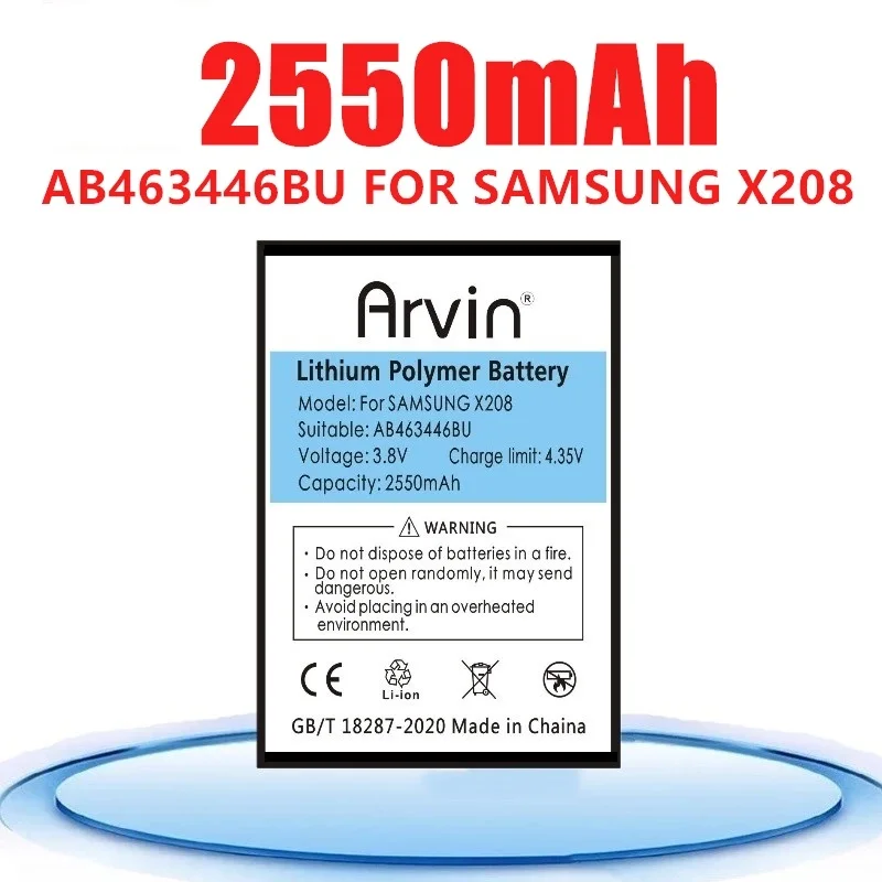 Батареи AB553446BU AB043446BE AB463446BU C3300K SGH-E210 E500 E900 F250 X150 X300 C3300K B189 B309 F299 X208
Батареи AB553446BU AB043446BE AB463446BU C3300K SGH-E210 E500 E900 F250 X150 X300 C3300K B189 B309 F299 X208