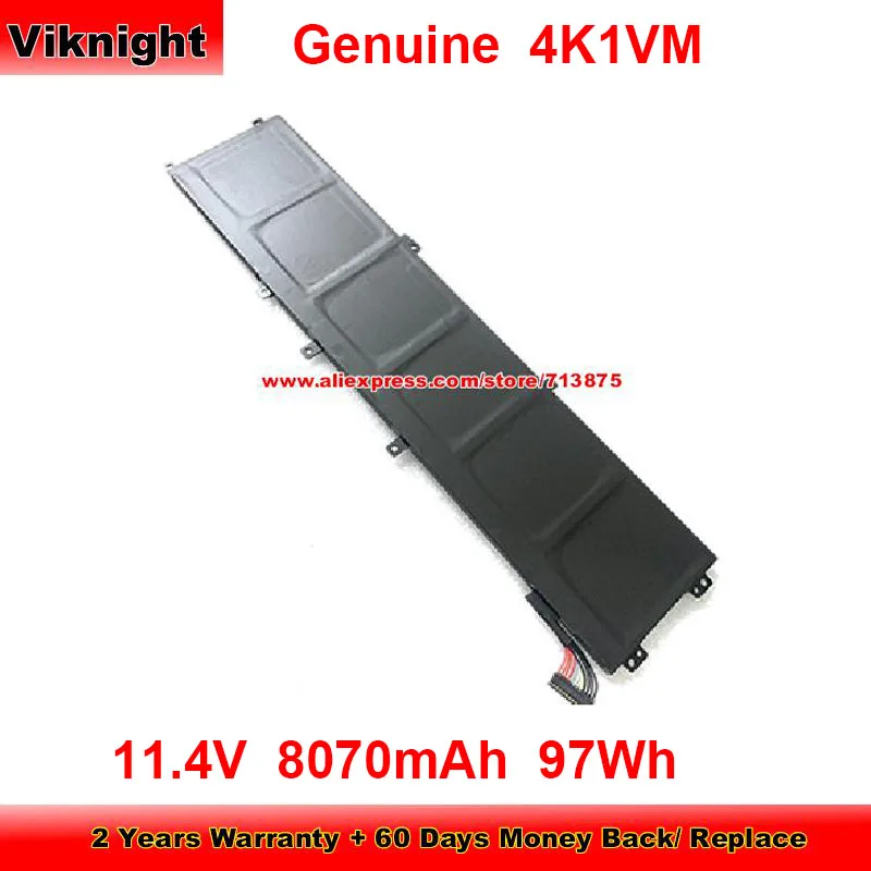 Оригинальный аккумулятор 4K 1VM для ноутбука Dell G7 17 7700 9TM7D XYCW0 0W62W6 11,4 в 8070 мАч 97 Втч
Оригинальный аккумулятор 4K 1VM для ноутбука Dell G7 17 7700 9TM7D XYCW0 0W62W6 11,4 в 8070 мАч 97 Втч
