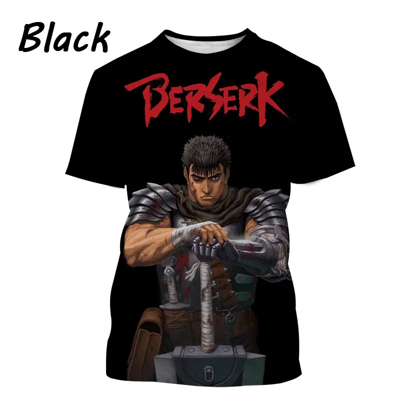 Hot Selling Japanese Anime animation Berserk 3D T shirt Men/Women Fashion O-neck Streetwear Hip Hop Style Casual printing 
Hot Selling Japanese Anime animation Berserk 3D T shirt Men/Women Fashion O-neck Streetwear Hip Hop Style Casual printing