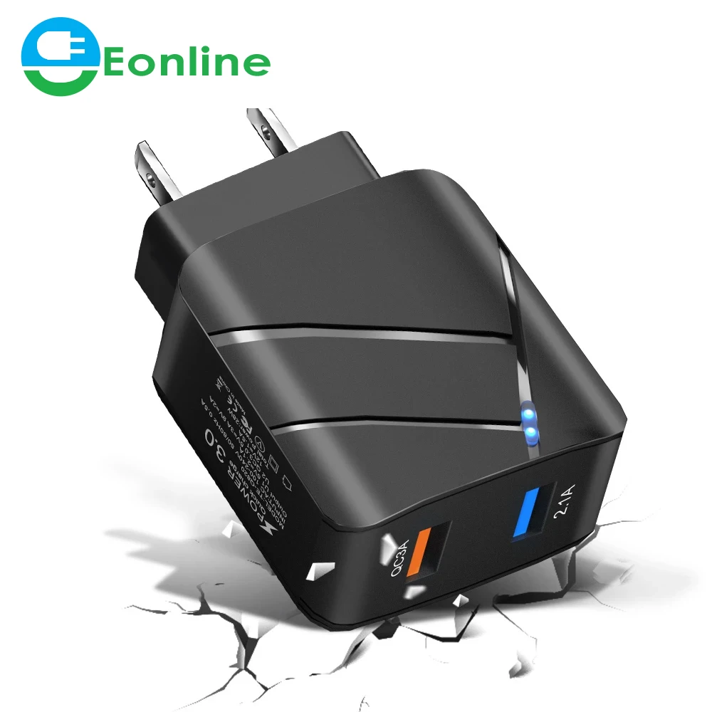 EONLINE 28W USB 3.0 Universal Wall Mobile Phone Tablet Fast Quick Charger for iPhone Samsung Huawei
EONLINE 28W USB 3.0 Universal Wall Mobile Phone Tablet Fast Quick Charger for iPhone Samsung Huawei