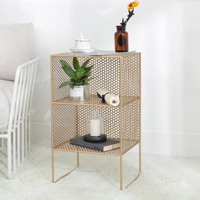 Gold Iron Art 2 Layer Grid Rack Book Shelves Creative Metal Hollow Sundries Storage Box for Living Room Dining Room 63cm Height
Gold Iron Art 2 Layer Grid Rack Book Shelves Creative Metal Hollow Sundries Storage Box for Living Room Dining Room 63cm Height