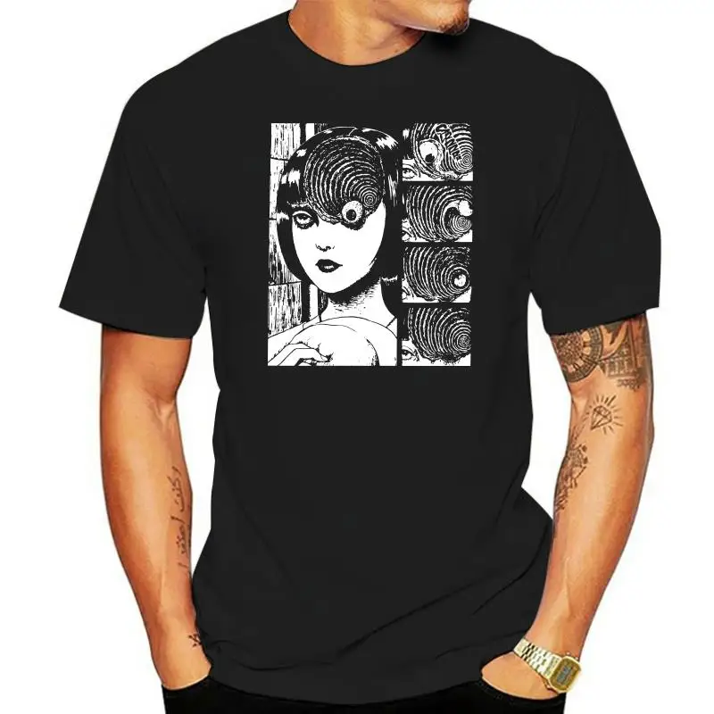 Fashion Harajuku Uzumaki Junji Ito T Shirt Men Short Sleeve Japanese Horror Manga Tomie Tshirt Pure Cotton Regular Fit Tee Tops
Fashion Harajuku Uzumaki Junji Ito T Shirt Men Short Sleeve Japanese Horror Manga Tomie Tshirt Pure Cotton Regular Fit Tee Tops