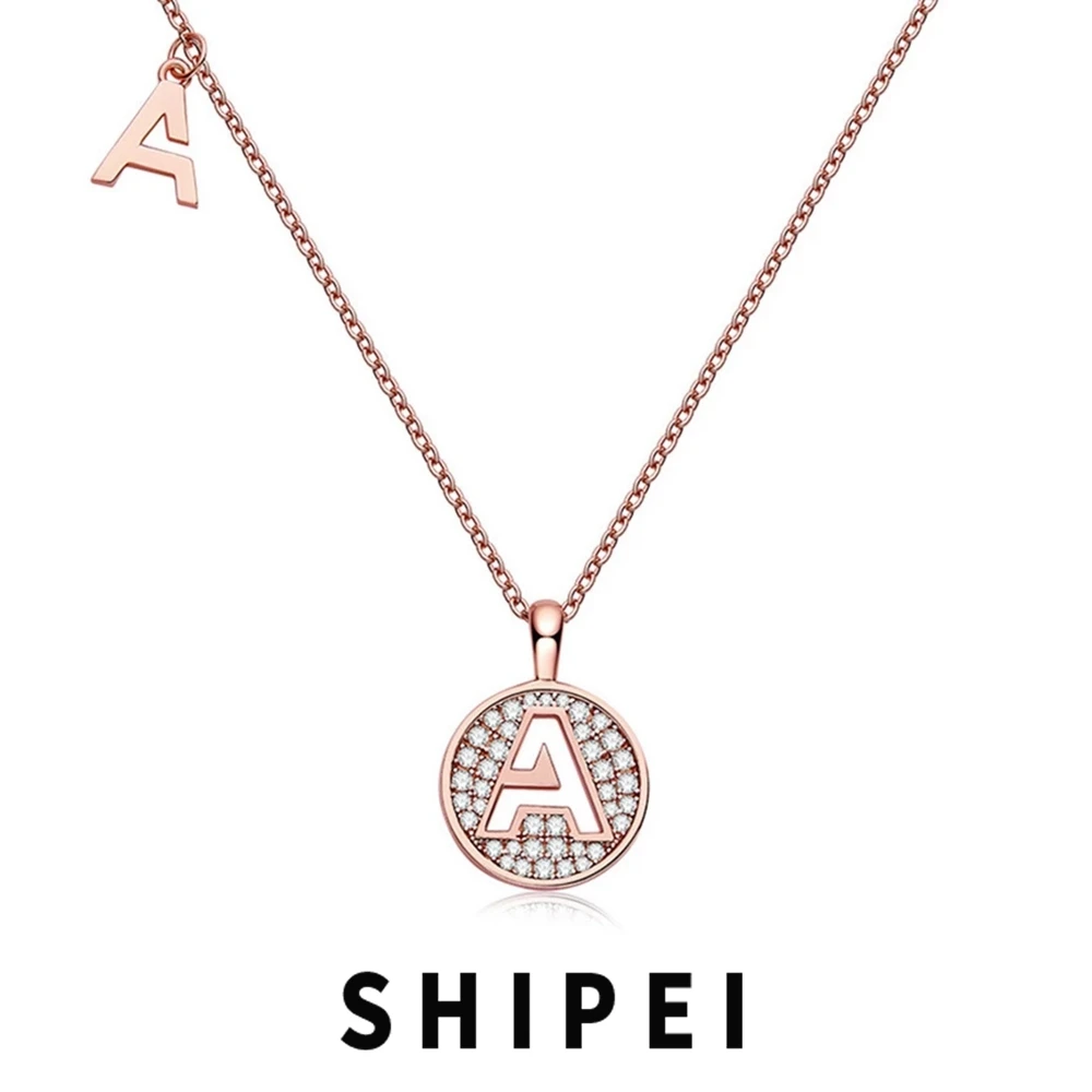 SHIPEI Hip Hop 925 Sterling Silver VVS 3EX D Color Real Moissanite Diamond Rose Gold letter Pendant Necklace Fine Jewelry Gifts
SHIPEI Hip Hop 925 Sterling Silver VVS 3EX D Color Real Moissanite Diamond Rose Gold letter Pendant Necklace Fine Jewelry Gifts