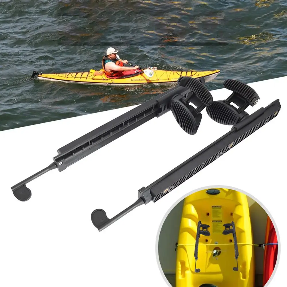 

New 1 Pair Adjustable Kayak Footbrace Pedals Foot Pegs Foot Control Boat Canoe Marine Accessories 56.5CM