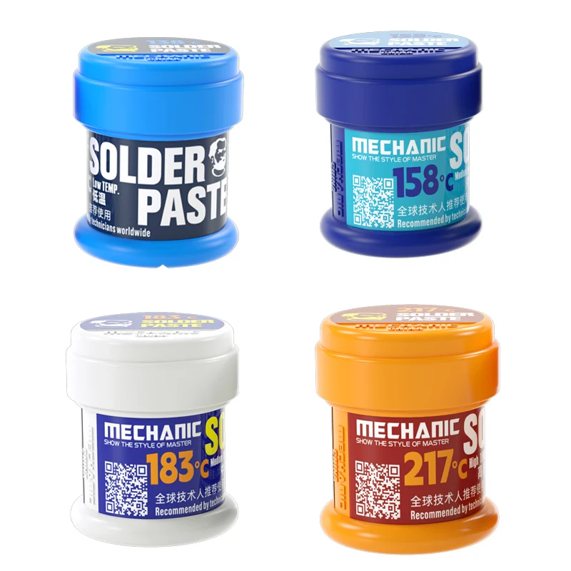 Mechanic DW50 ZC50 ZW50 GW50 Solder Paste for BGA Tin Planting Welding Mobile Phone BGA CPU PCB Repair Soldering Tool
Mechanic DW50 ZC50 ZW50 GW50 Solder Paste for BGA Tin Planting Welding Mobile Phone BGA CPU PCB Repair Soldering Tool