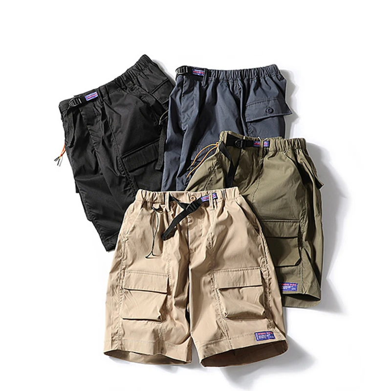 Men Cargo Shorts Casual Elastic Waist Multi Pocket 2023 Summer Loose Short Pants Japanese Korean Fashion Shorts Male Clothing
Men Cargo Shorts Casual Elastic Waist Multi Pocket 2023 Summer Loose Short Pants Japanese Korean Fashion Shorts Male Clothing