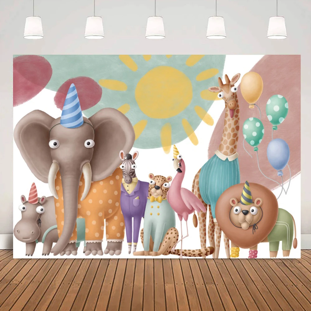 Forest Animal Birthday Party Carnival Backdrops Baby Shower Photography 3D Elephant Lion Backgrounds Studio Decor Poster Booth
Forest Animal Birthday Party Carnival Backdrops Baby Shower Photography 3D Elephant Lion Backgrounds Studio Decor Poster Booth