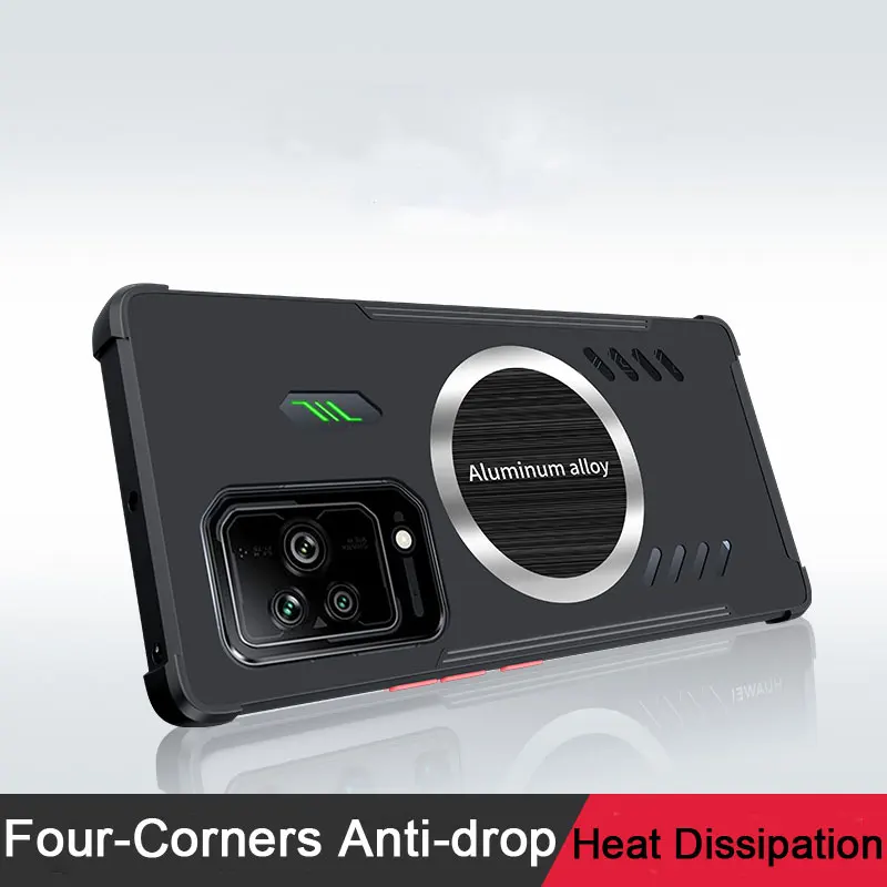 Чехол для телефона Xiaomi Black Shark 5 Pro Magsafe, противоударный силиконовый чехол-накладка с четырьмя углами, с защитой от падения тепла, с беспроводной зарядкой
Чехол для телефона Xiaomi Black Shark 5 Pro Magsafe, противоударный силиконовый чехол-накладка с четырьмя углами, с защитой от падения тепла, с беспроводной зарядкой