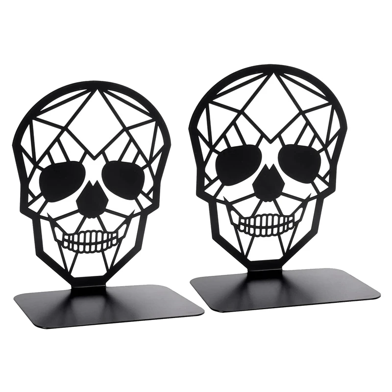 2 Pack Skull Design Black Bookend,Book Ends For Shelves Books,Book Shelf Holder Home Office Decorative Desktop Organizer
2 Pack Skull Design Black Bookend,Book Ends For Shelves Books,Book Shelf Holder Home Office Decorative Desktop Organizer