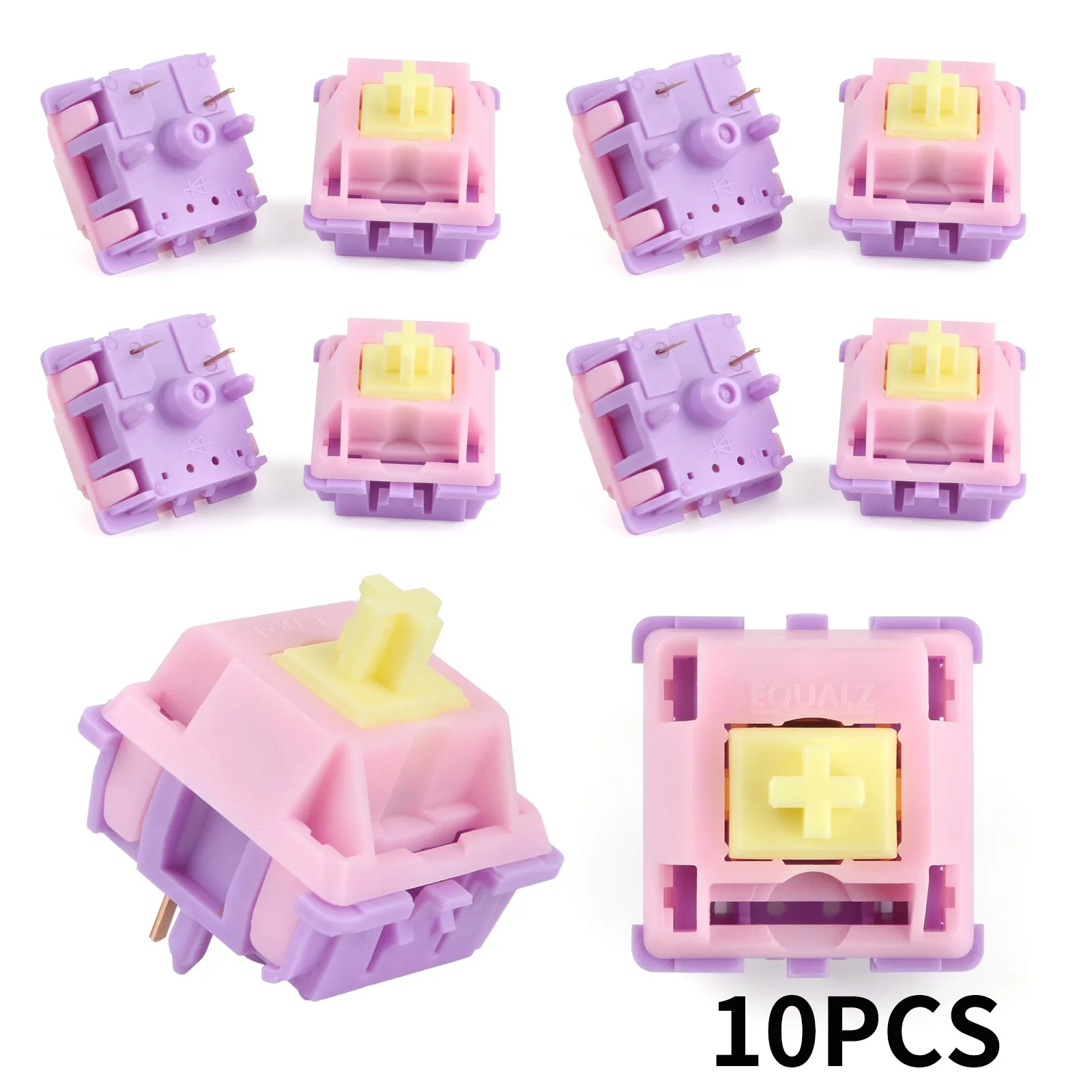 Hot Equalz Macho Switch Banana Split Switches 5 Pins Linear 62g Bottom Force Switch For customized Mechanical Keyboard
Hot Equalz Macho Switch Banana Split Switches 5 Pins Linear 62g Bottom Force Switch For customized Mechanical Keyboard